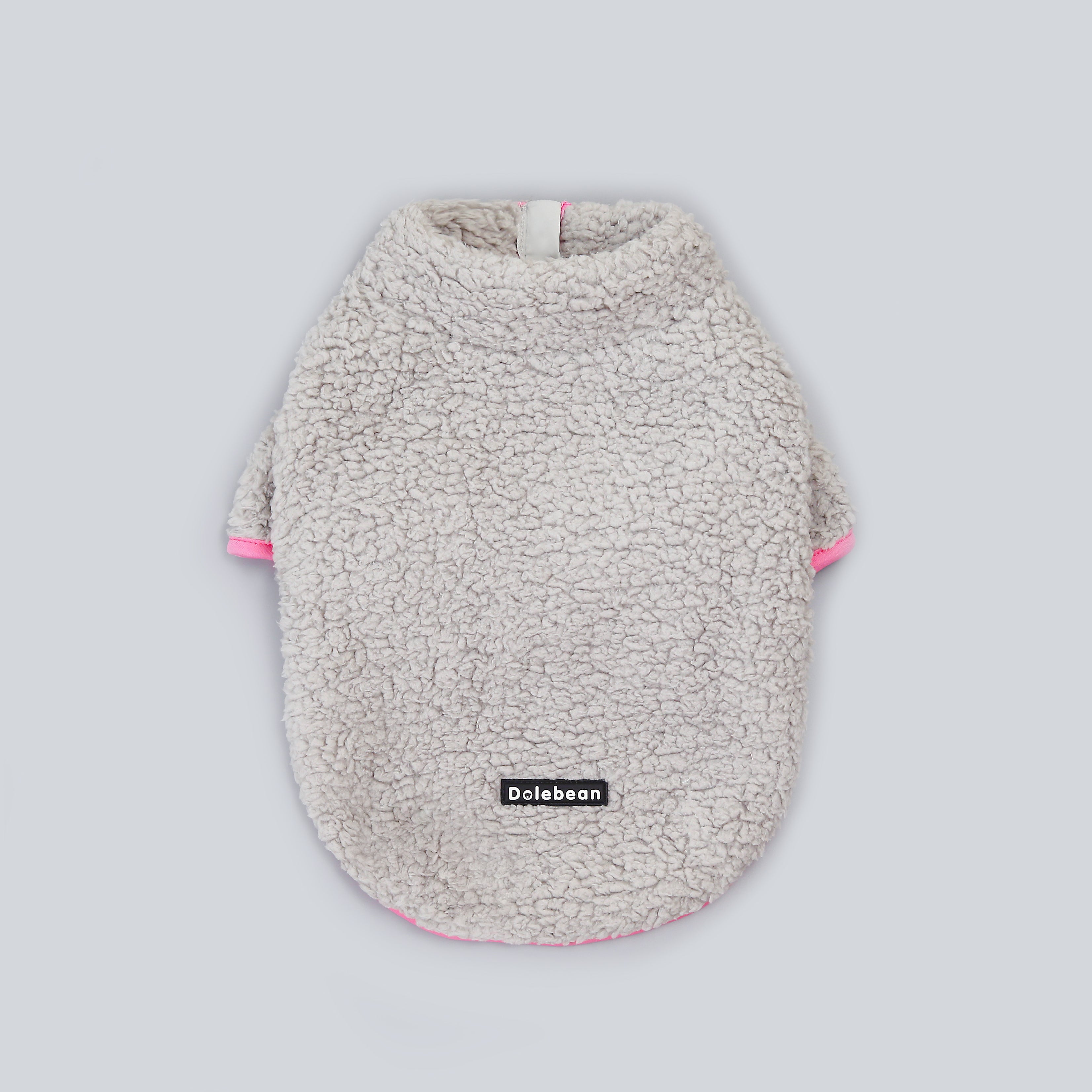 Furry zip-up sweater X Dolebean