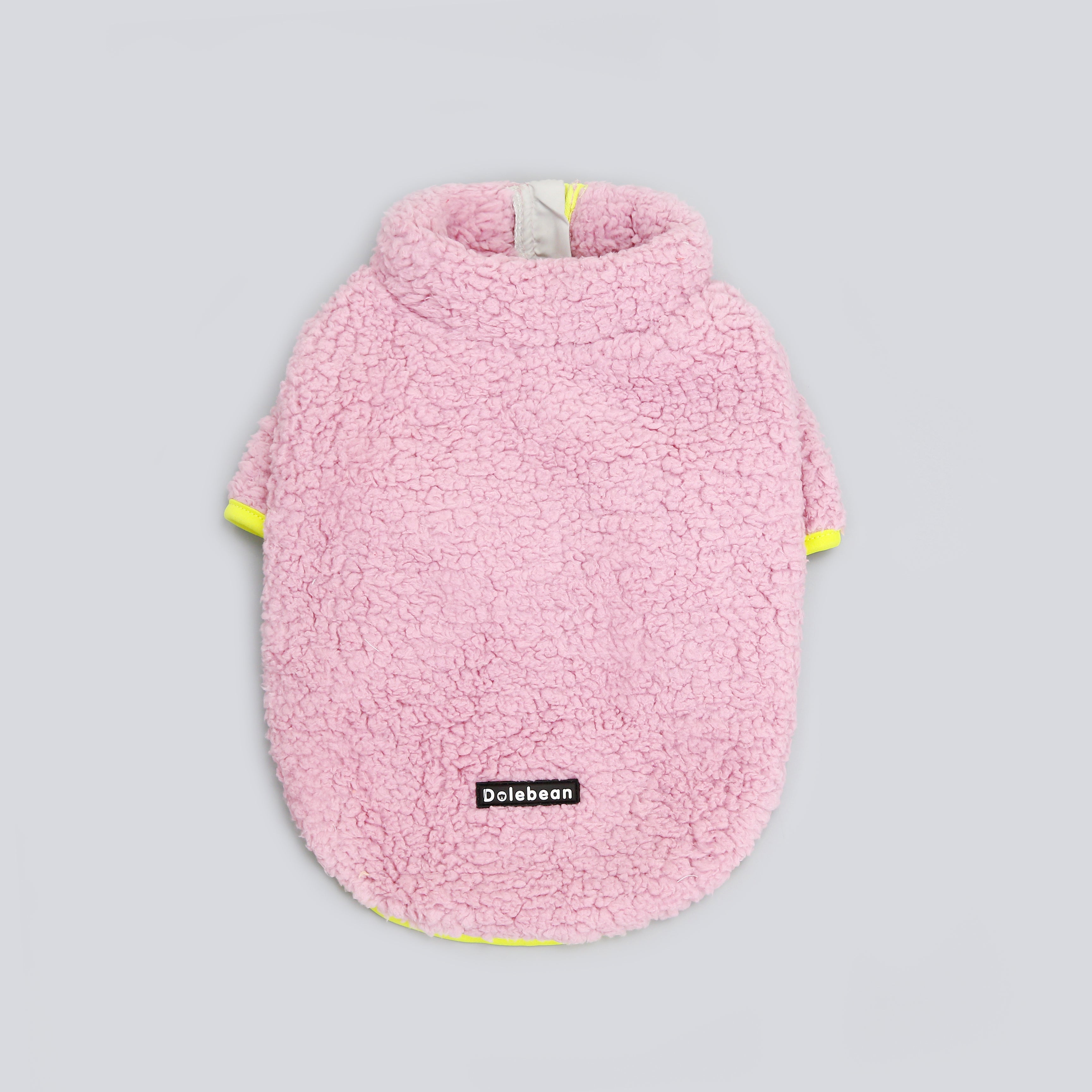 Furry zip-up sweater X Dolebean