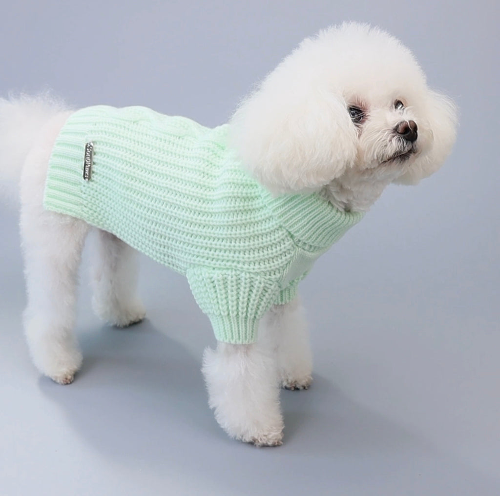 Mutt Turtleneck Dog Knit Sweater Dog Sweater Soho Paws